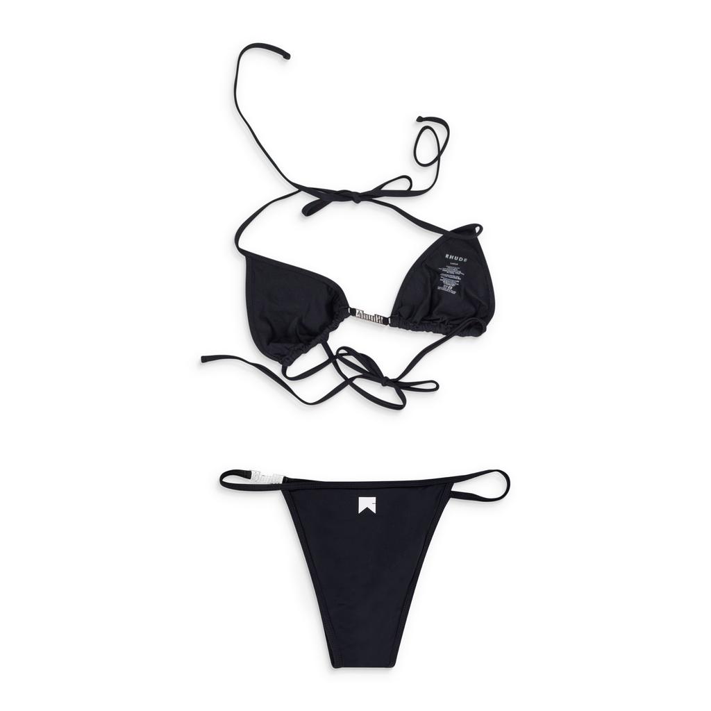Rhude BLACK TROPEZ TWO-PIECE BIKINI