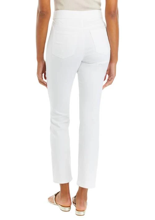 Kim Rogers® Rogers  Womens Knit Denim Pull On Capri Pants 2