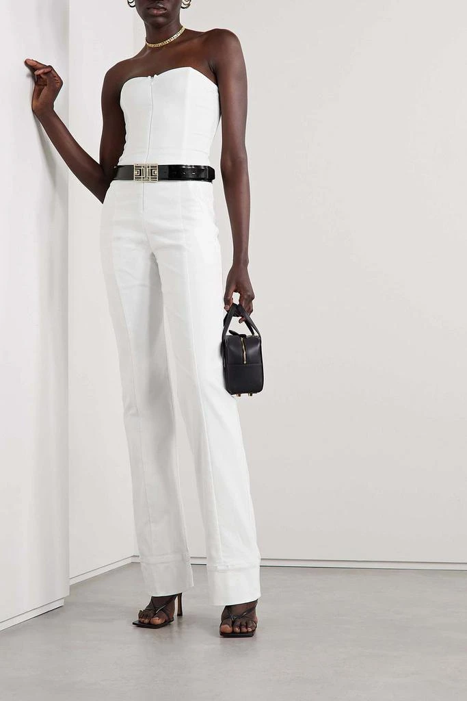 RIVET UTILITY Showstopper strapless stretch-crepe jumpsuit 2