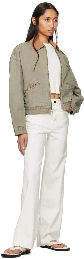 SLVRLAKE Green Camden Garage Jacket 4