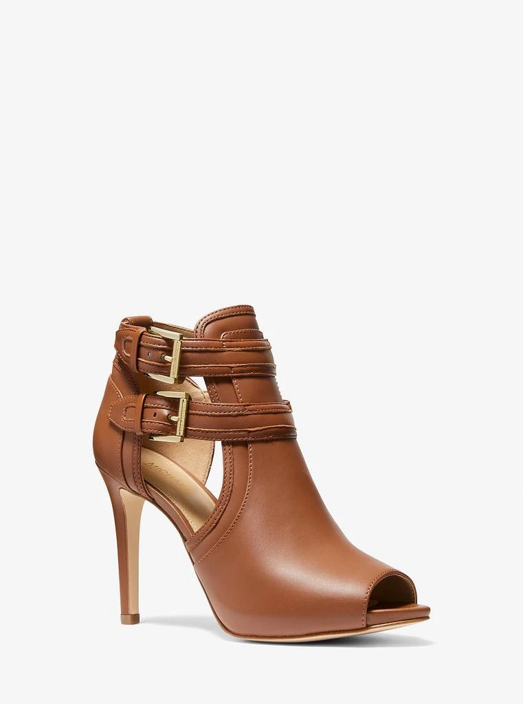 Michael Kors Outlet Blaze Open-Toe Ankle Boot 4