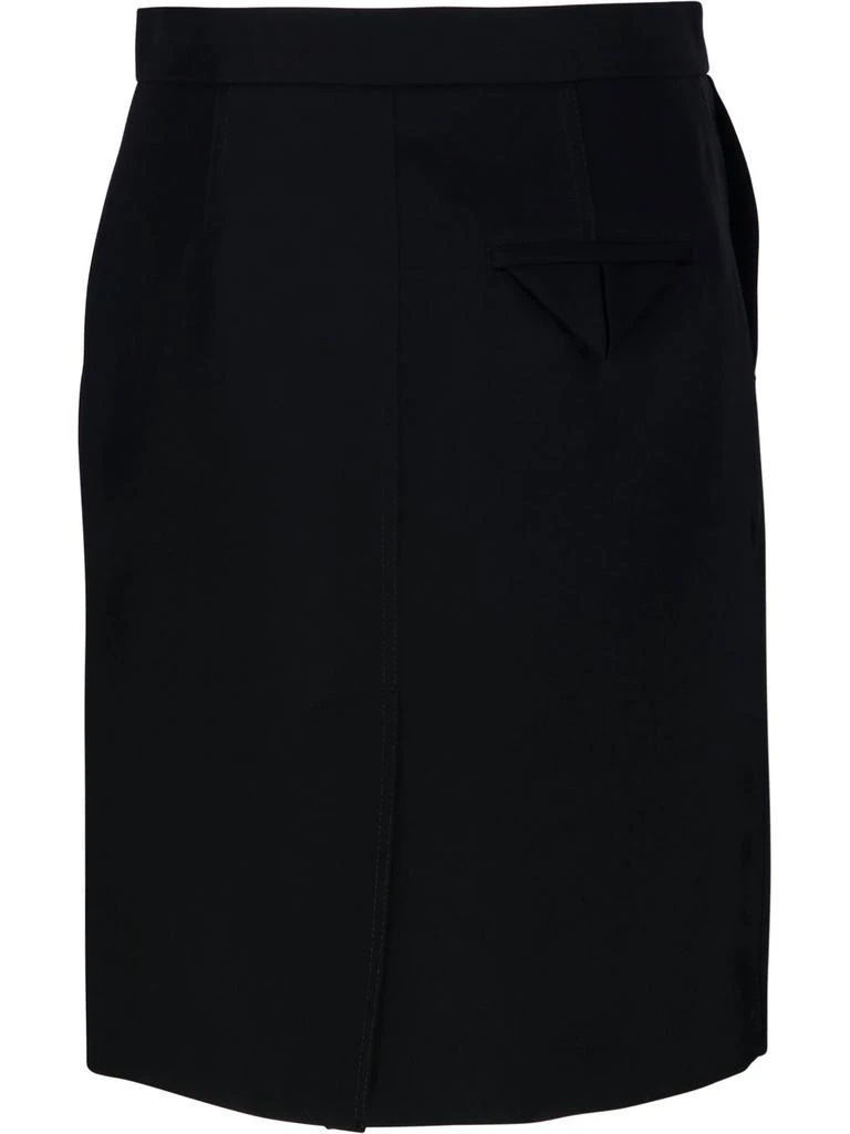 Bottega Veneta Bottega Veneta Slit Detailed Midi Skirt 2