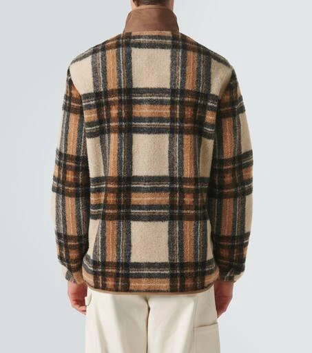 Moncler Checked teddy jacket  4