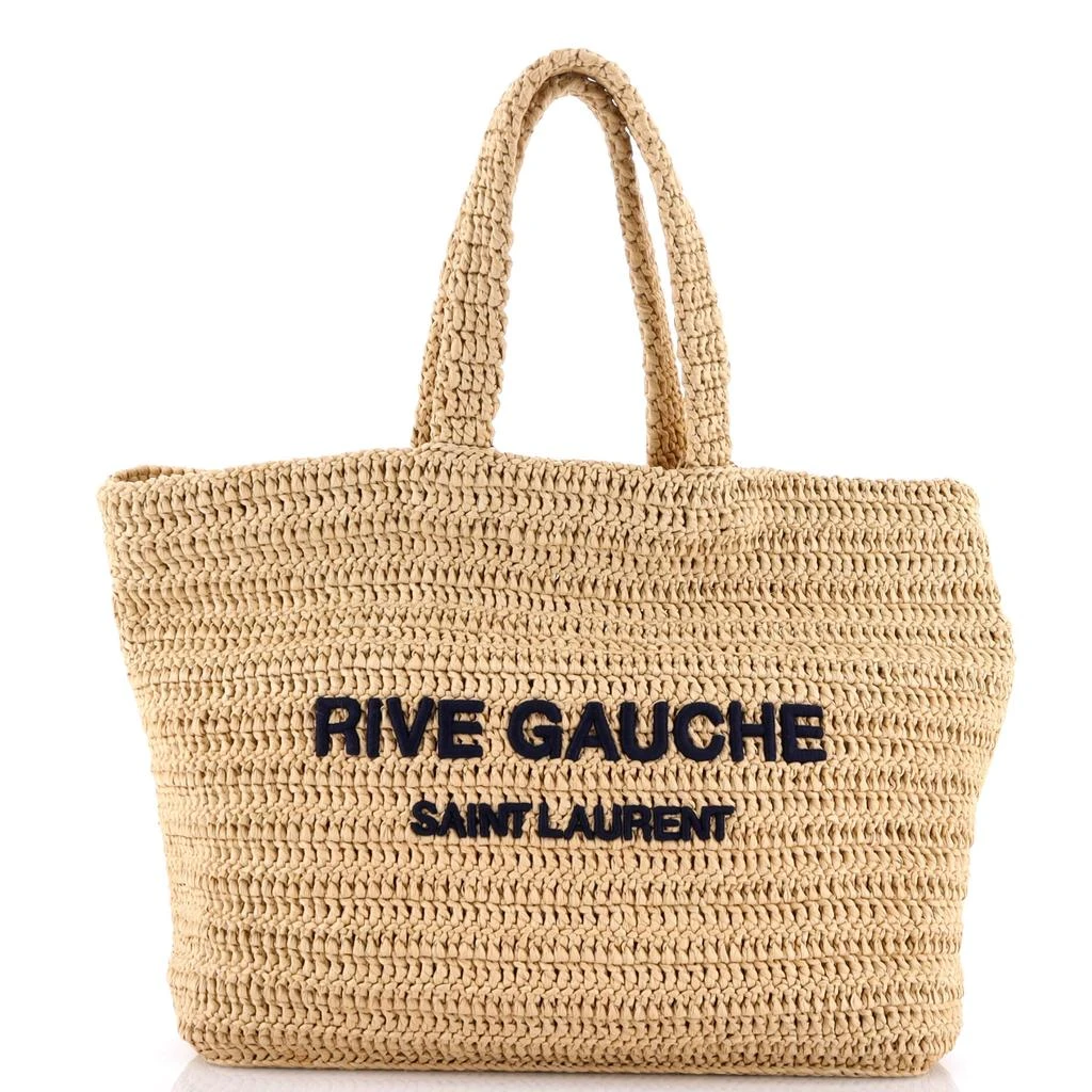 Yves Saint Laurent Rive Gauche Supple Tote Raffia 1