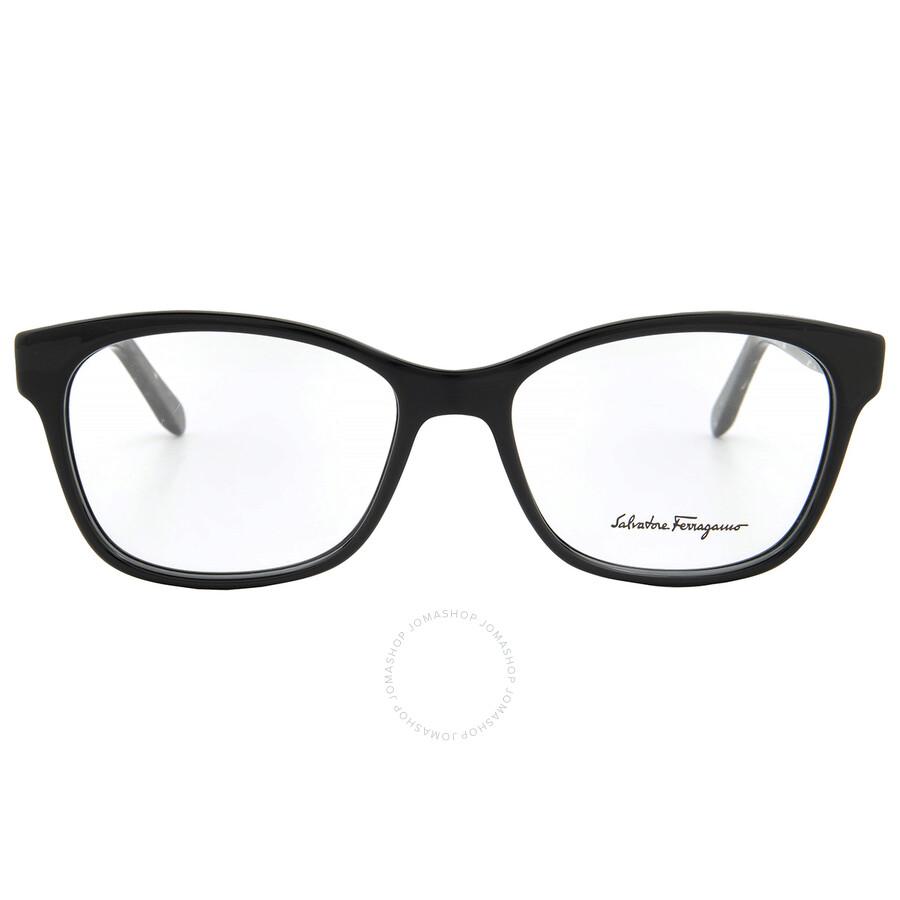 メガネ Ferragamo Eyewear SF2913 001 Black Square Frame Ferragamo SF2913 001 Square Eyeglasses