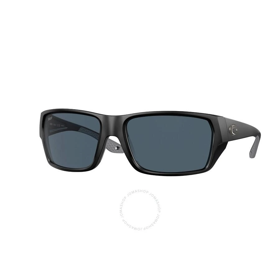 Costa Del Mar Tailfin Grey Polarized Polycarbonate Rectangular Men's Sunglasses 6S9113 911306 57 1