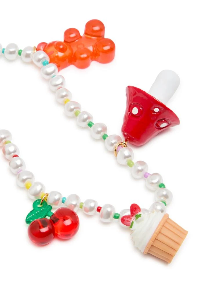 Crystal Haze XOXO beaded bag charm 3