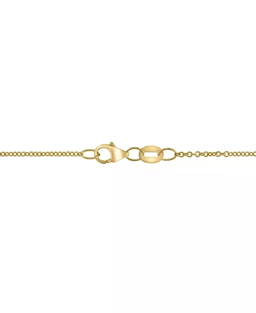 Effy EFFY® Turquoise
Diamond (1/4 ct. t.w.) Halo 18" Pendant Necklace in 14k Gold 2