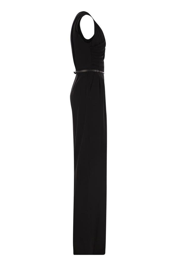 Max Mara Studio Filante - Draped Jumpsuit In Cady – On Sale Max Mara Studio Filante - Draped Jumpsuit In Cady – On Sale