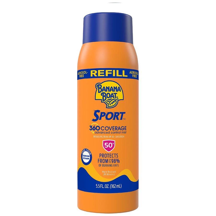 Banana Boat Sport 360 Coverage Sunscreen Spray Refill SPF 50+ 1