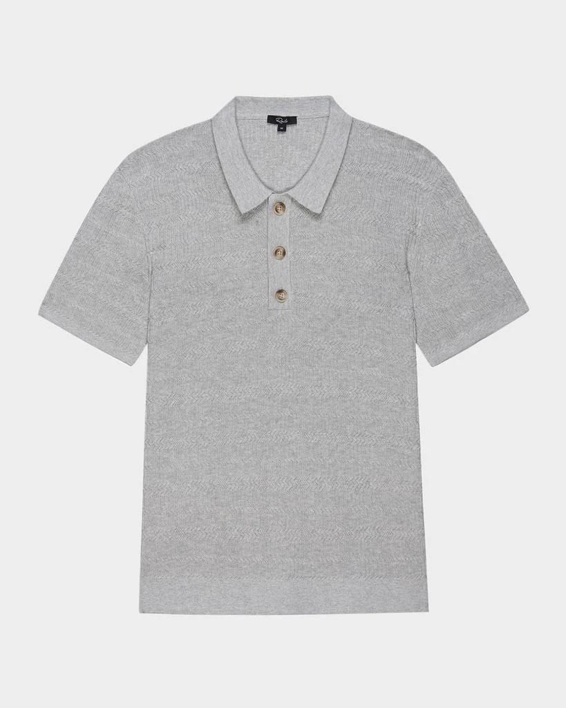 Rails Men's Nathan Jacquard Polo Shirt 1