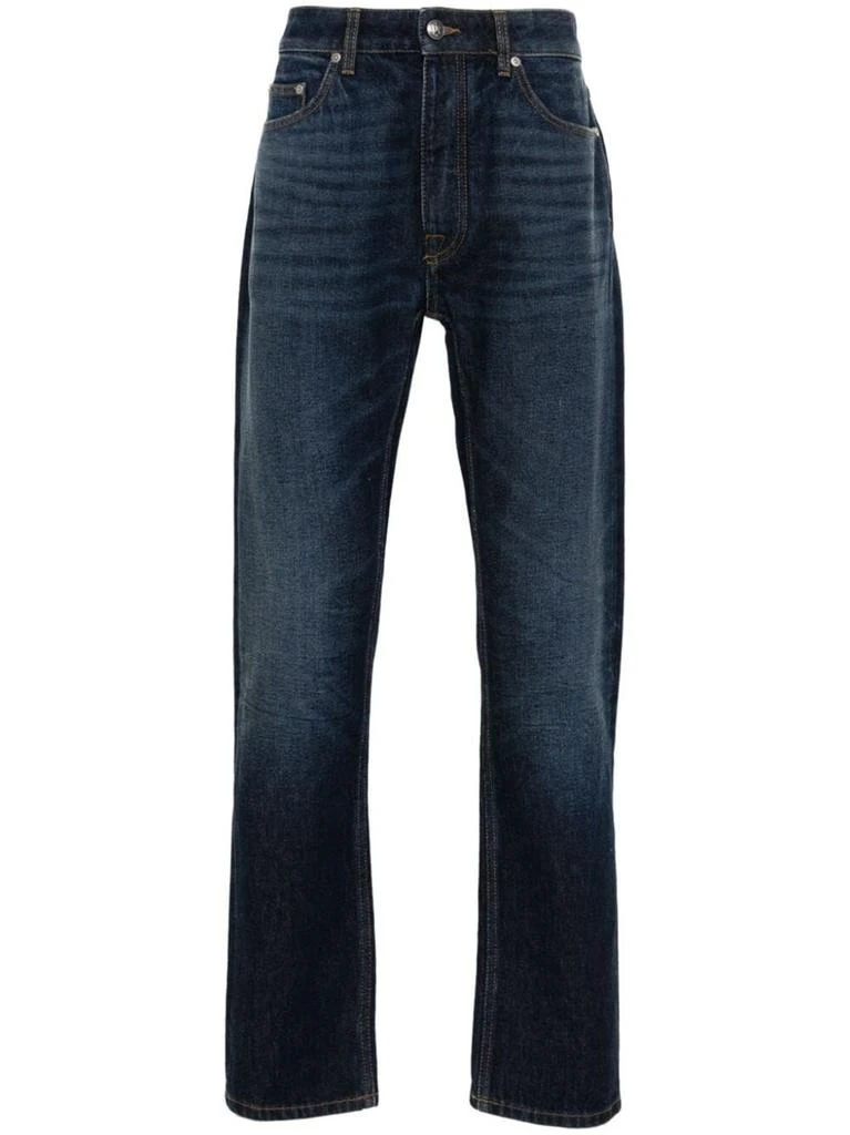 Palm Angels Palm Angels `Midnight Monogram` 5-Pocket Jeans 1