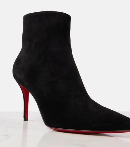 Christian Louboutin So Apostropha 80 suede ankle boots 5
