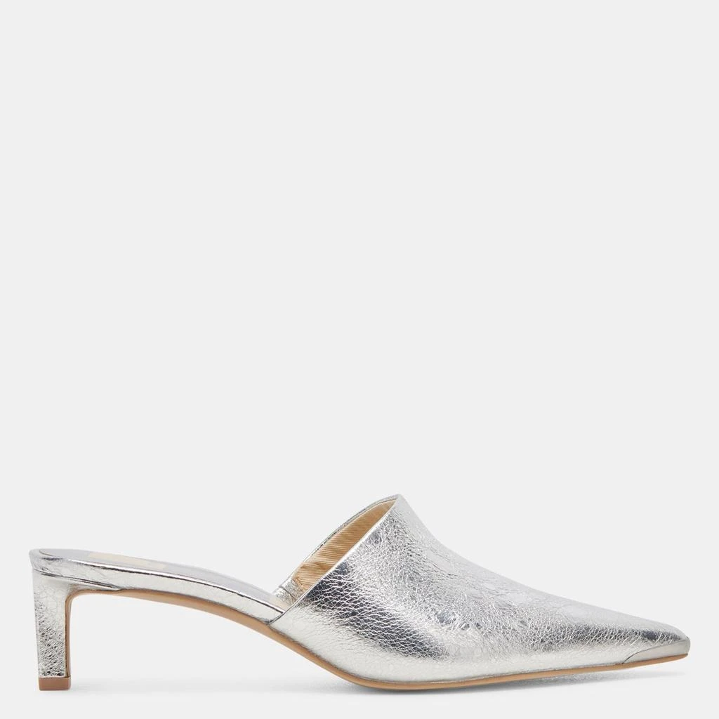 Dolce Vita Lexy Heels Silver Distressed Leather 1