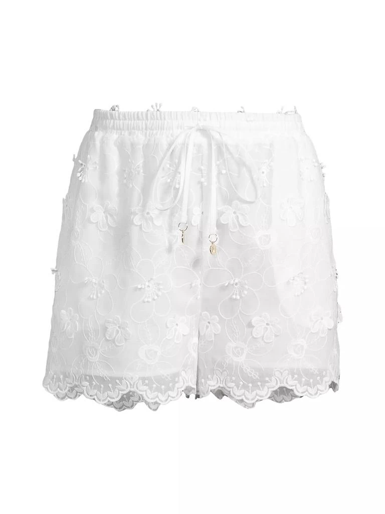 Milly Floral Eyelet Shorts 1