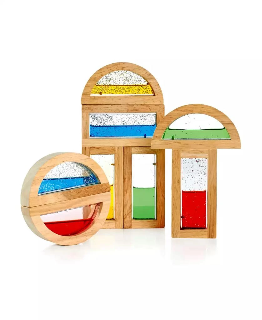 Guidecraft, Inc Guidecraft Rainbow Blocks - Shimmering Water 2