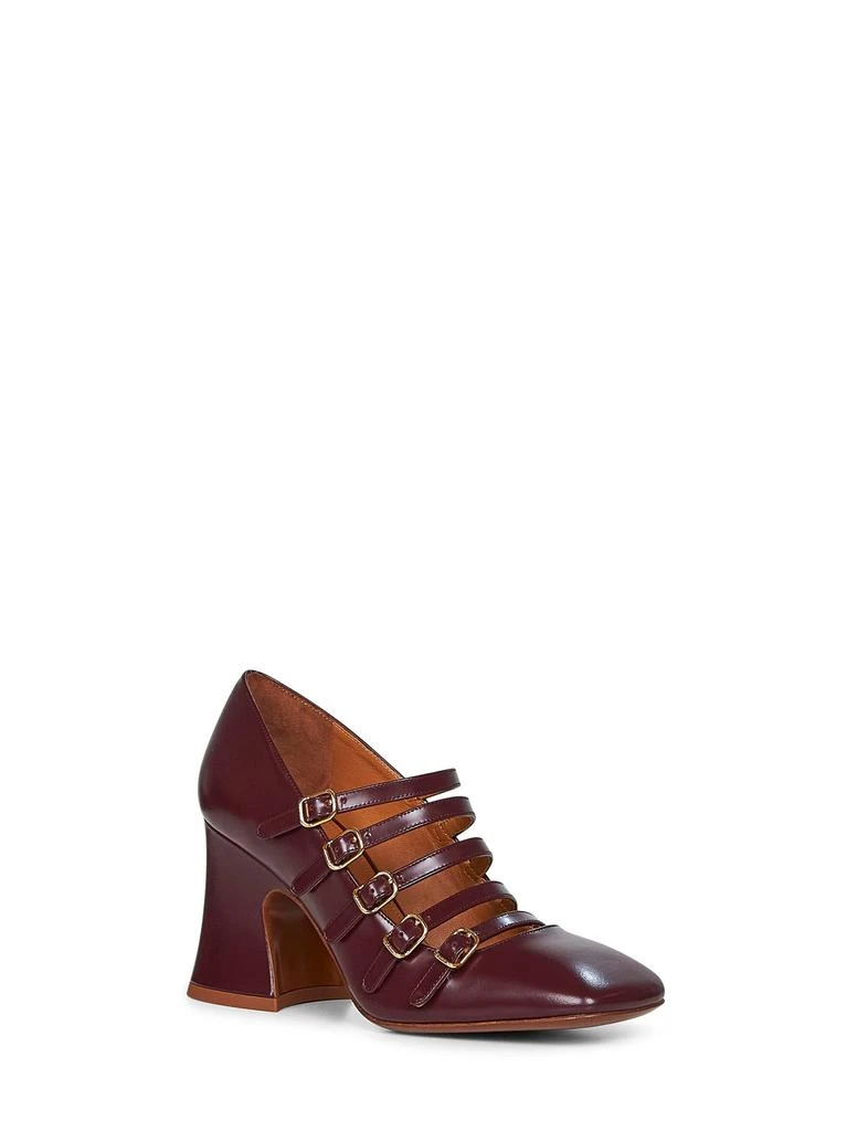 Chloé CHLOé | Burnt purple shiny calf leather Janis pumps | Women | 37 2