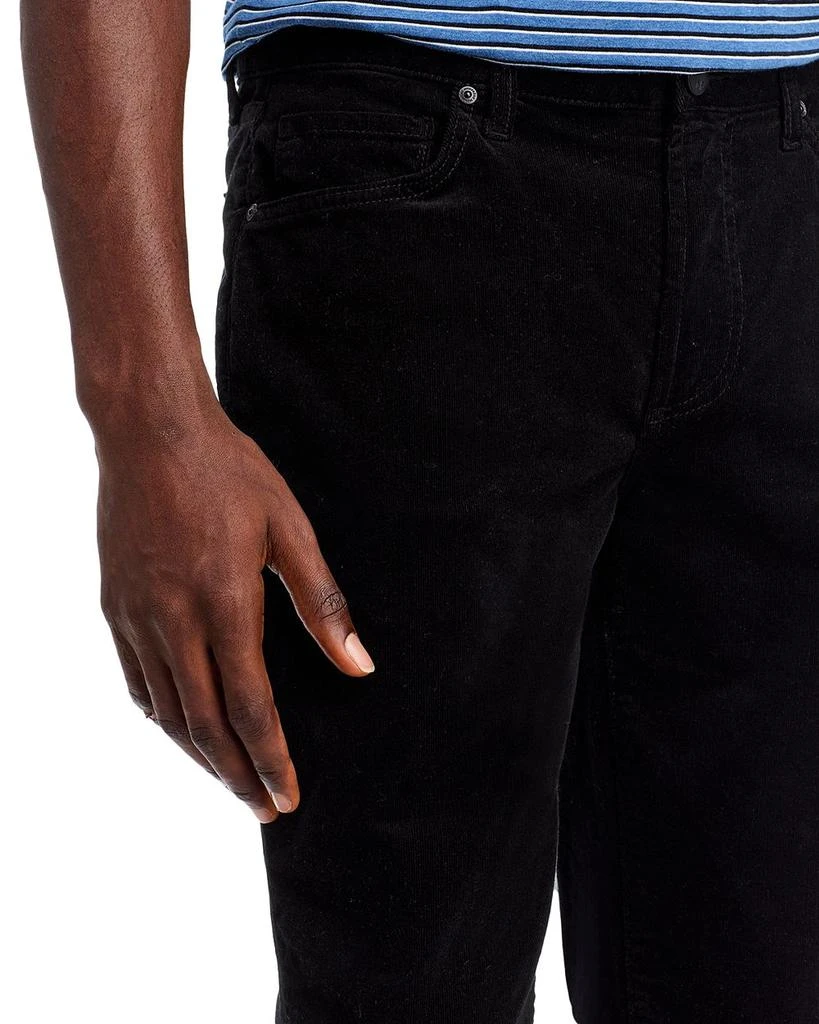 MONFRÈRE MONFRERE Brando Slim Fit Needle Cord Jeans in Noir Black 6
