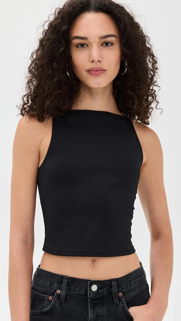 Good American Weightless Scuba Sleeveless Tank 1