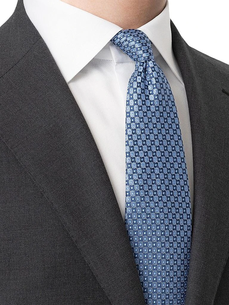 Eton Circle Pattern Silk Tie 2