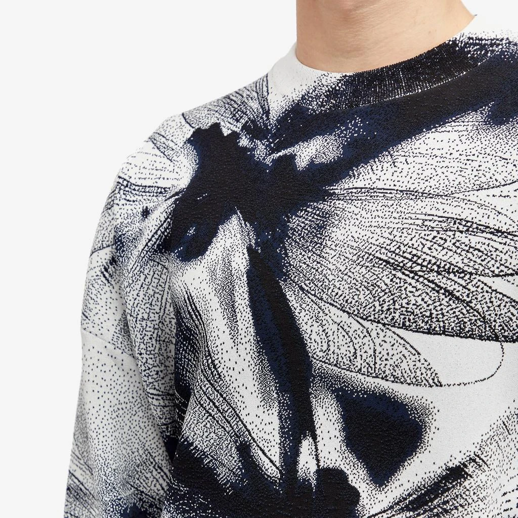 Alexander McQueen Alexander McQueen Jacquard Dragonfly Crew Neck Jumper 5