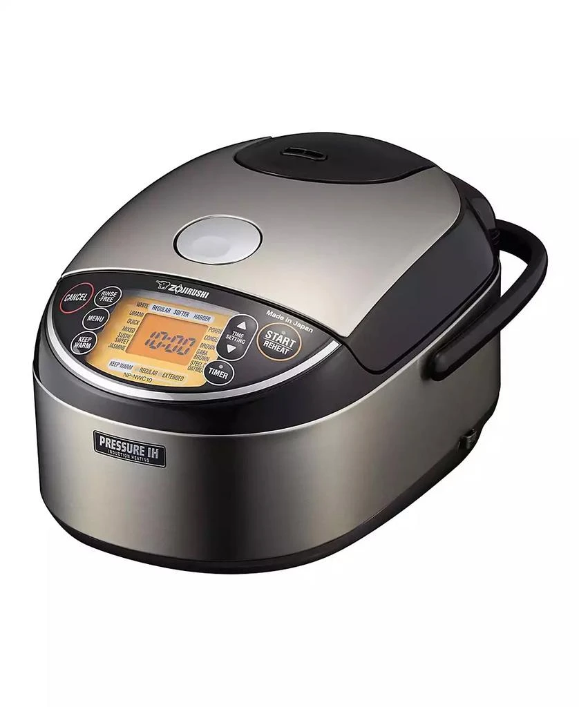 Zojirushi Np-Nwc10Xb Pressure Induction Heating Rice Cooker & Warmer (Black) 1