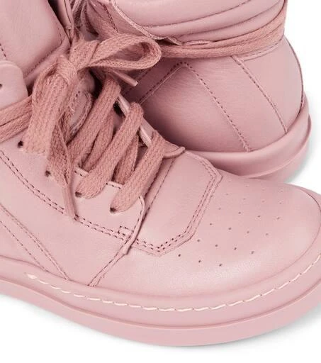Rick Owens Geobasket leather high-top sneakers 5