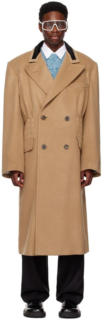 MAISON MARGIELA Tan Work-In-Progress Coat 1