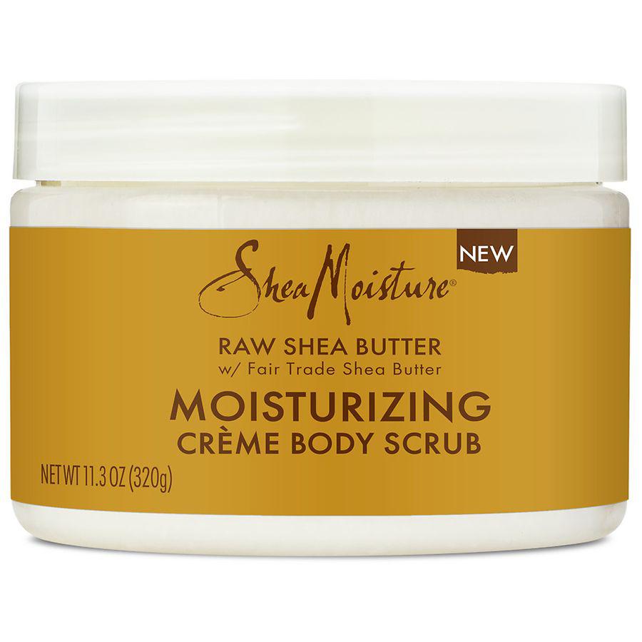 SheaMoisture Creme Body Scrub, Raw Shea Butter