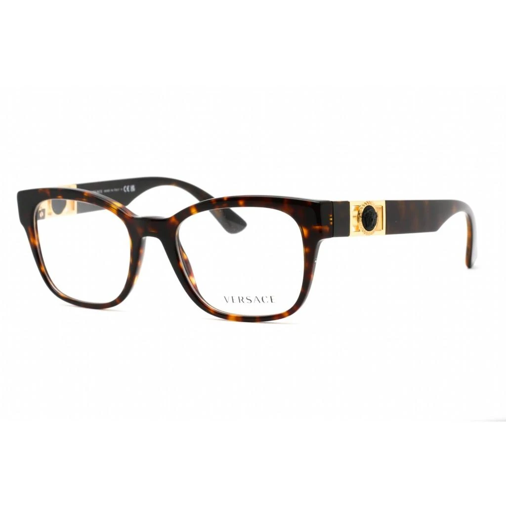 Versace Versace Women's Eyeglasses - Full Rim Rectangular Havana Plastic Frame | 0VE3314 108 1