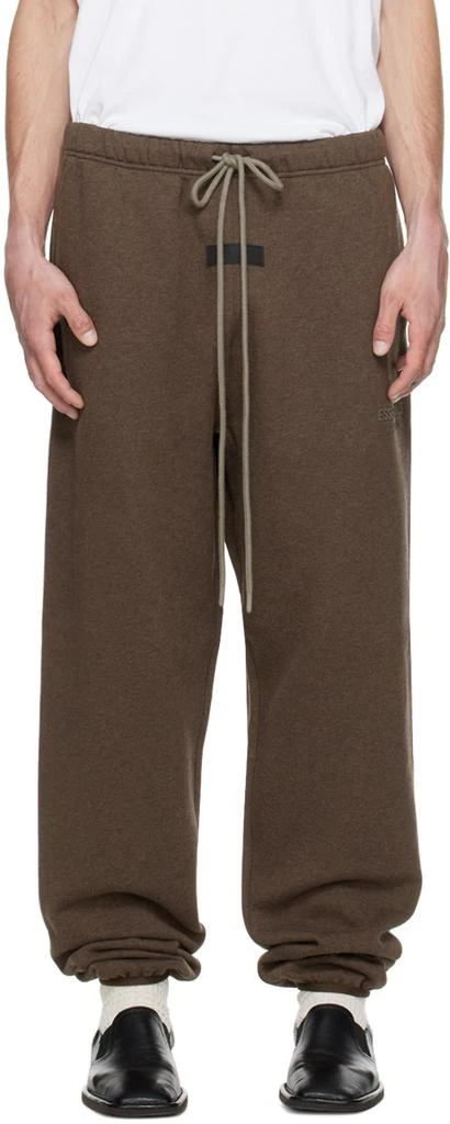 Essentials Brown Drawstring Sweatpants 1