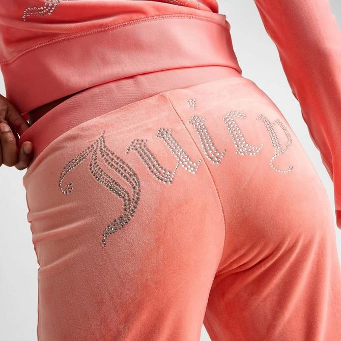 JUICY COUTURE Women's Juicy Couture OG Big Bling Velour Track Pants 9