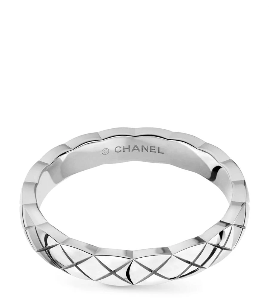 Chanel White Gold Coco Crush Ring 3