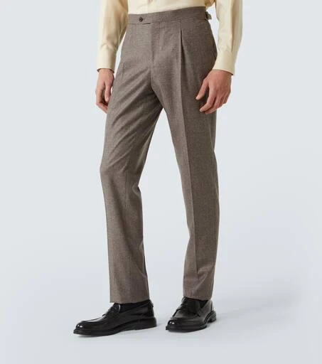 Thom Sweeney Prince of Wales check wool suit 5