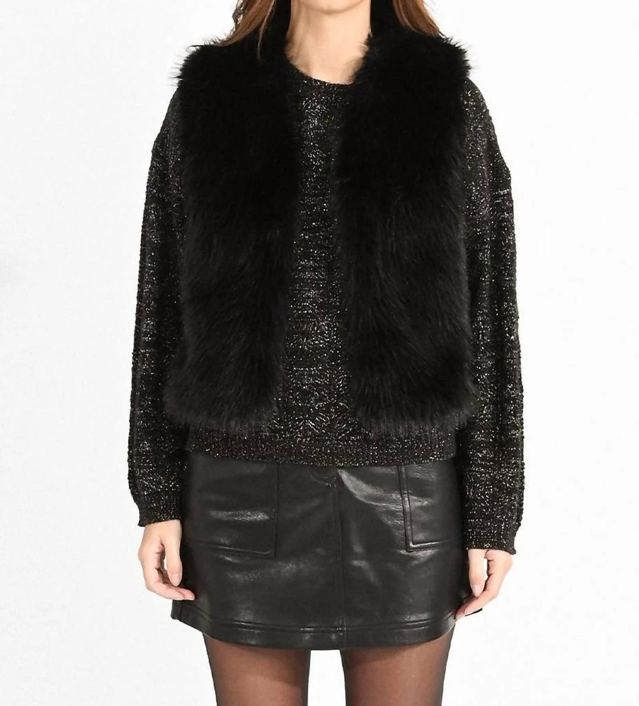 Molly Bracken Molly Bracken - Faux Fur Vest 1