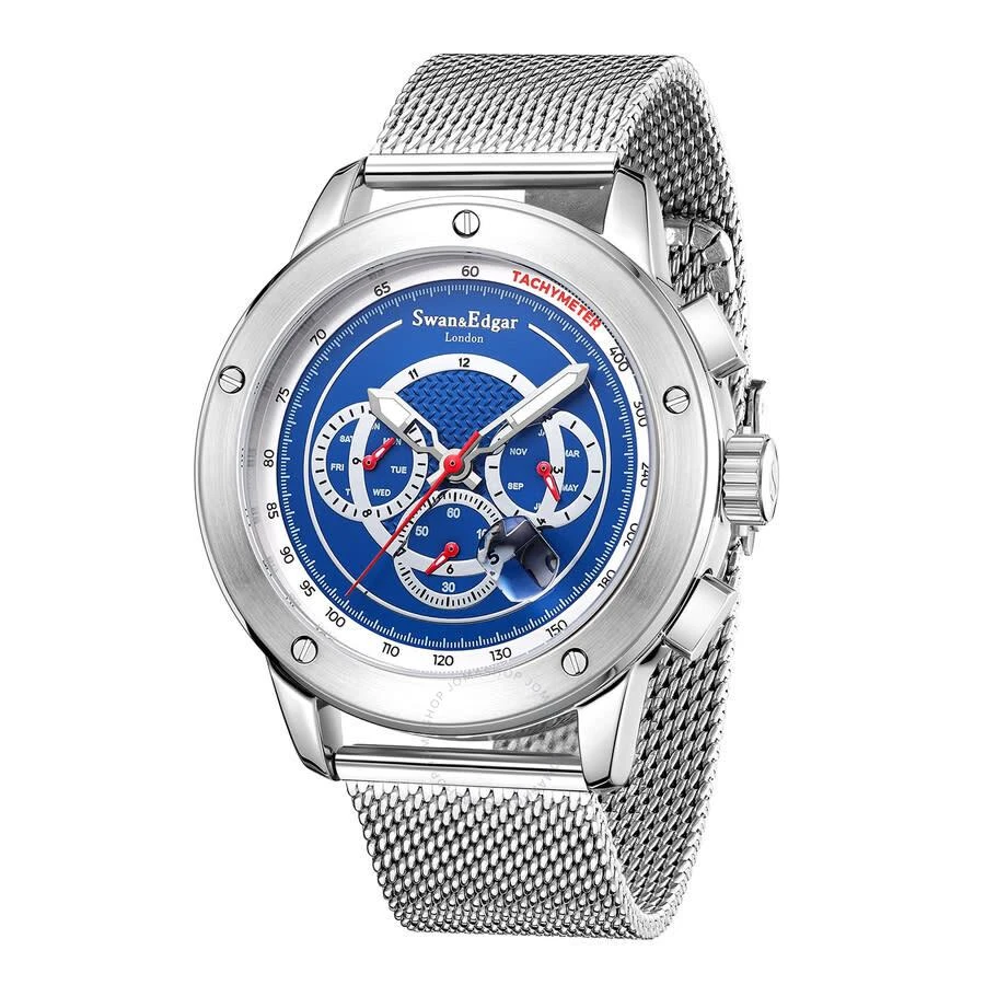 Swan & Edgar Bolt Racer Automatic Blue Dial Men's Watch SE1631 2