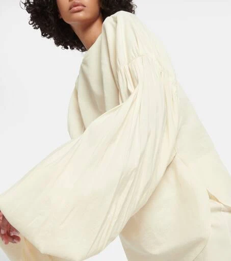 Khaite Quico silk and cotton organza top 6