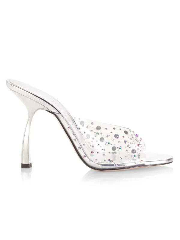 Piferi Tiana 115MM Crystal-Embellished Mules 1