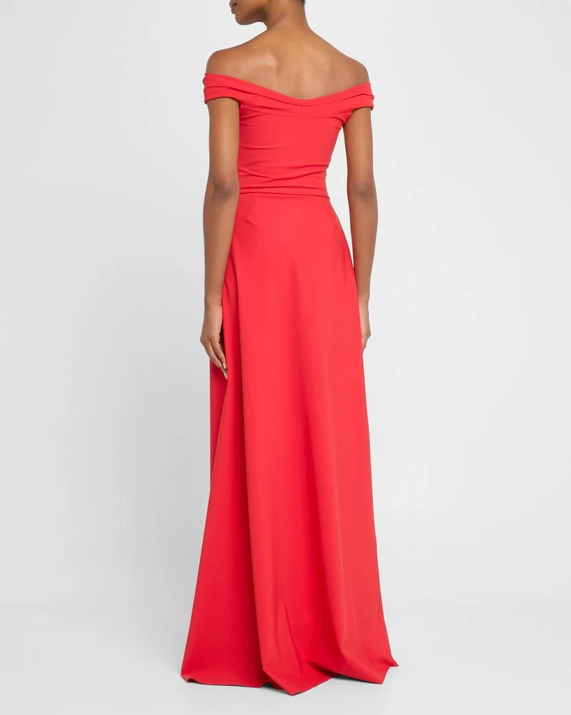 Chiara Boni Radisvi Draped Off-Shoulder Gown 3