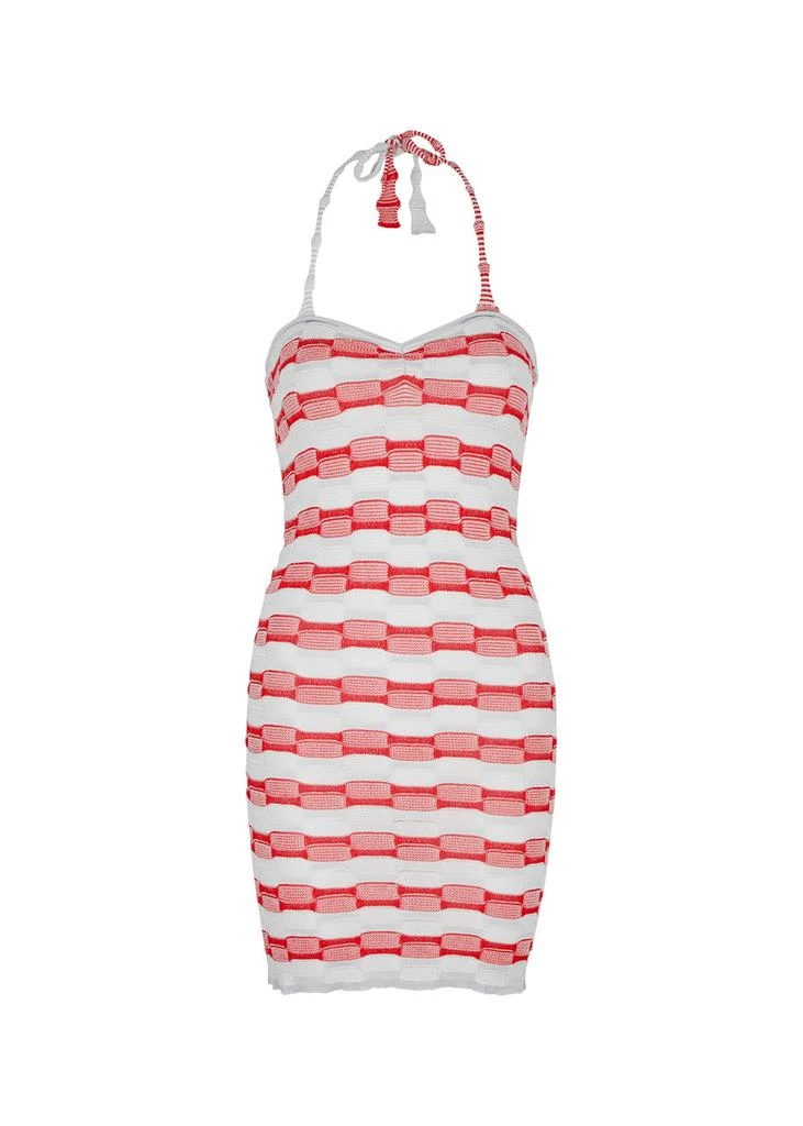 Gimaguas Été striped knitted mini dress 1