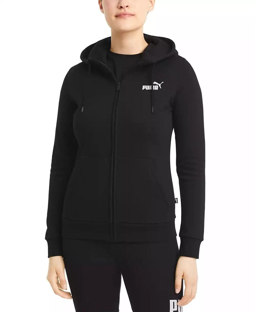 Puma Women's Long-Sleeve Zip-Front Hooded Sweatshirt 1