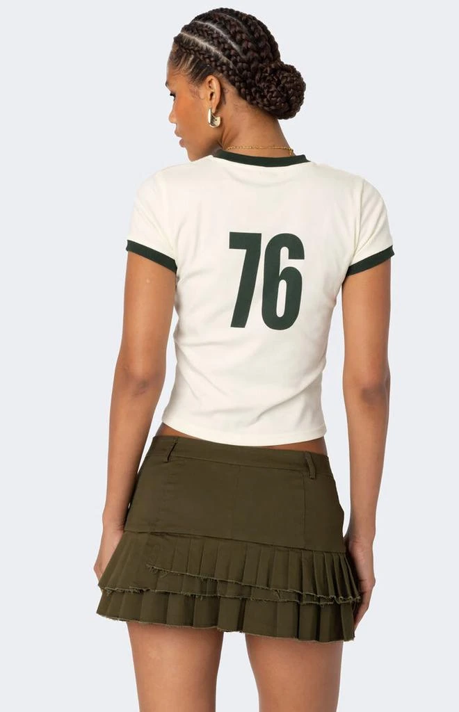 Edikted Kyoto Contrast T-Shirt 5