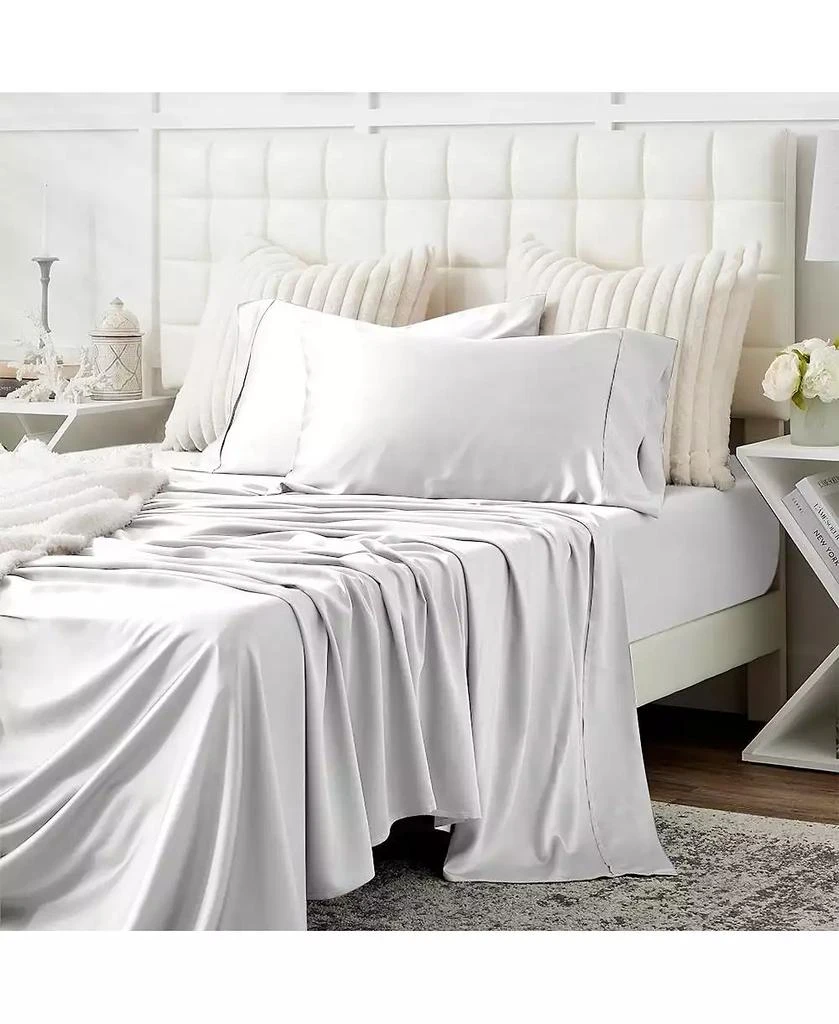 Cosy House Collection 100% Bamboo Viscose - Bed Sheet Set - Cooling, Breathable, Silky Soft 3