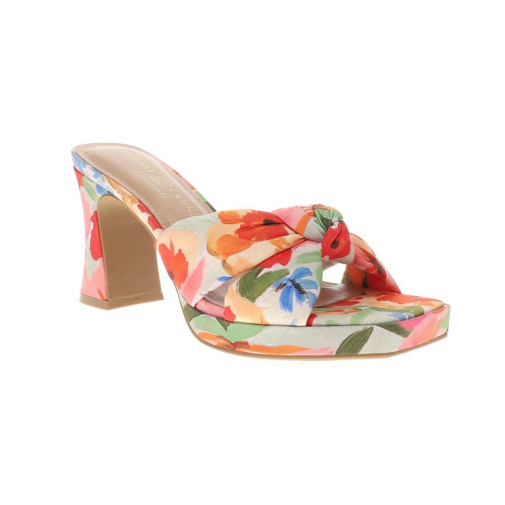 Chinese Laundry Gwinn Floral Block Heel Platform Sandals