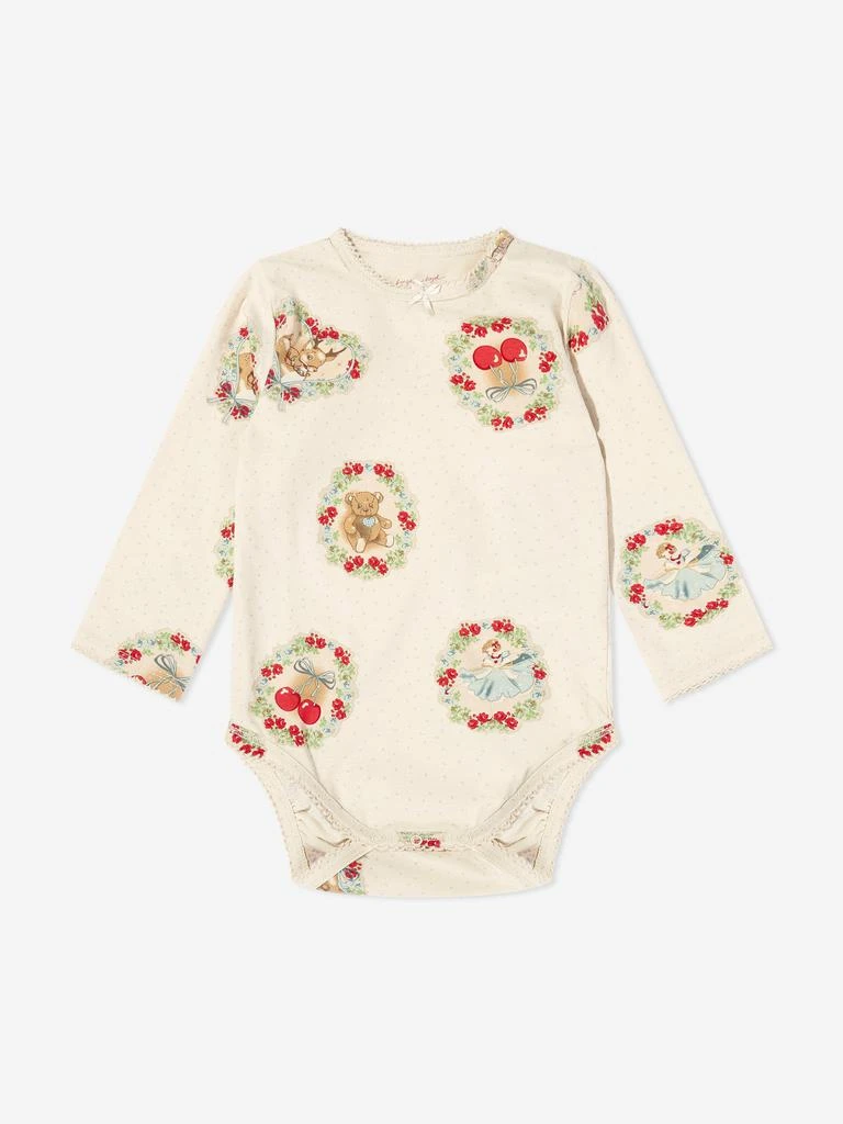 Konges Slojd Konges Sløjd Baby Deer Diary Bodysuit Set in Ivory 3