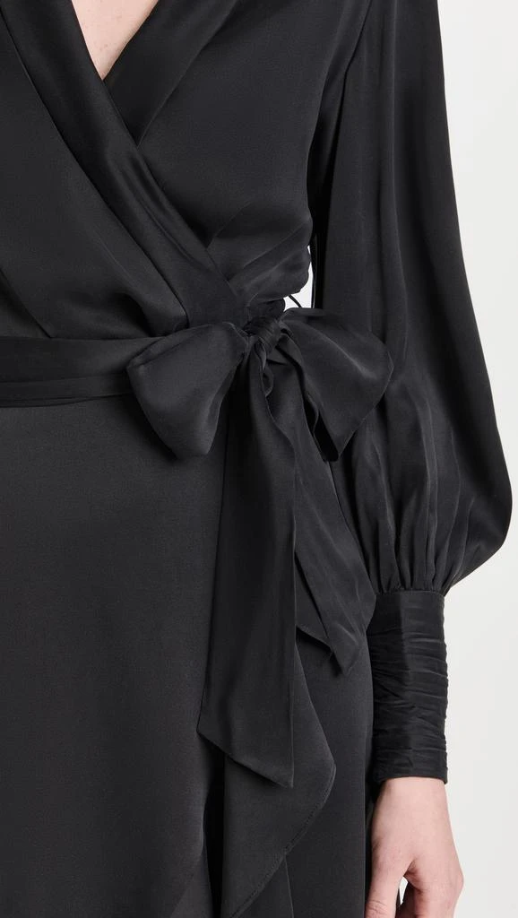 Zimmermann Silk Wrap Midi Dress 5