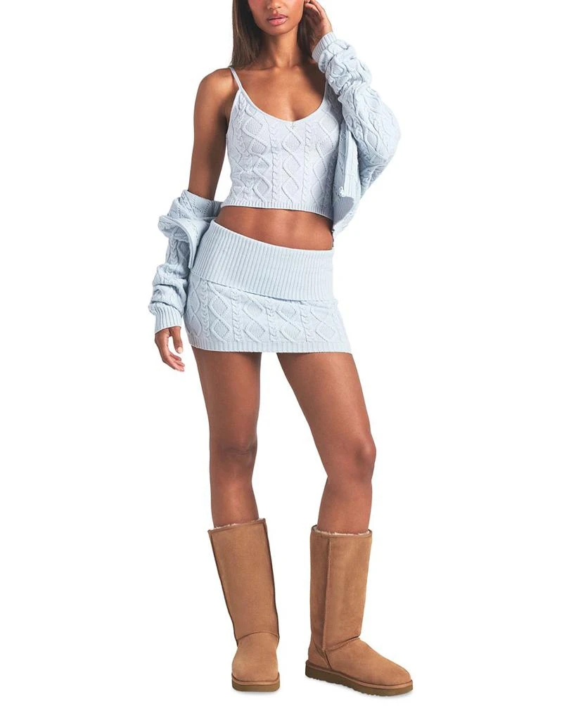 SKIMS Snow Bunny Cable Knit Tank 3