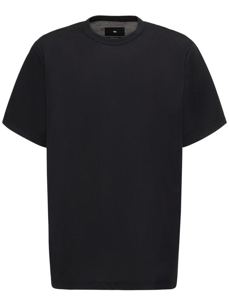 Y-3 Premium Cotton Short Sleeve T-shirt