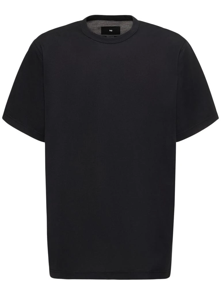 Y-3 Premium Cotton Short Sleeve T-shirt 1