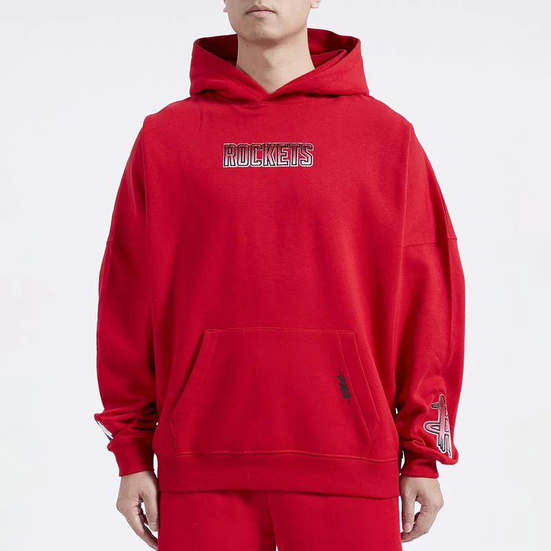 Pro Standard Pro Standard Rockets OS Letters Fleece P/O Hoodie - Men's 1